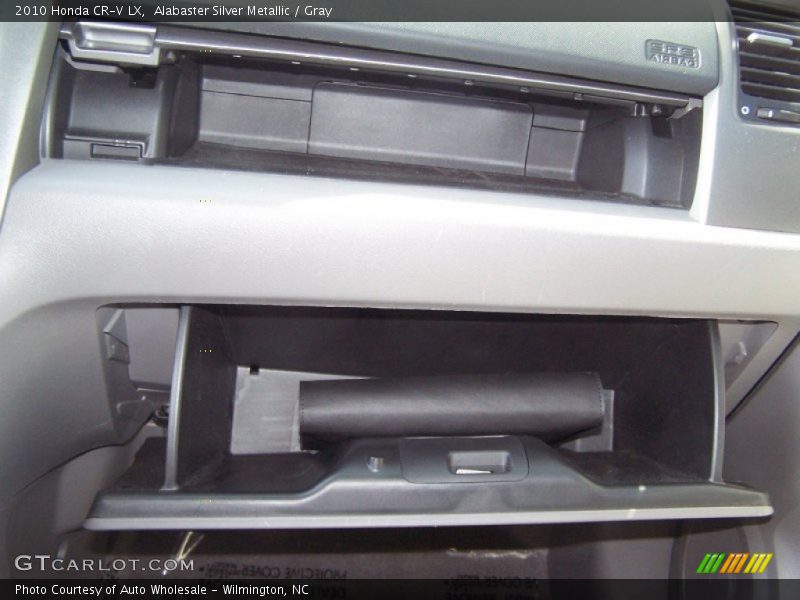 Alabaster Silver Metallic / Gray 2010 Honda CR-V LX