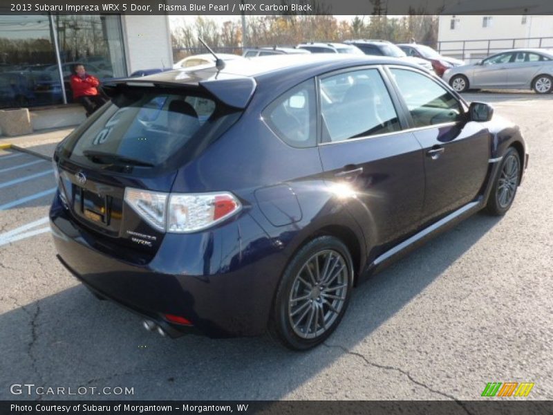 Plasma Blue Pearl / WRX Carbon Black 2013 Subaru Impreza WRX 5 Door