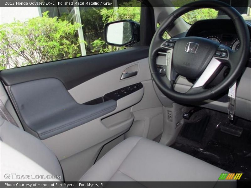 Polished Metal Metallic / Gray 2013 Honda Odyssey EX-L