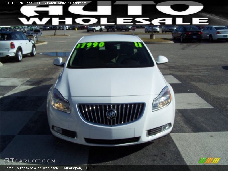 Summit White / Cashmere 2011 Buick Regal CXL