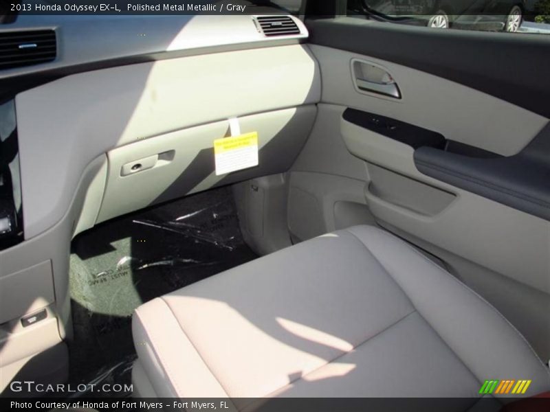 Polished Metal Metallic / Gray 2013 Honda Odyssey EX-L