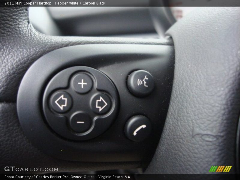 Pepper White / Carbon Black 2011 Mini Cooper Hardtop