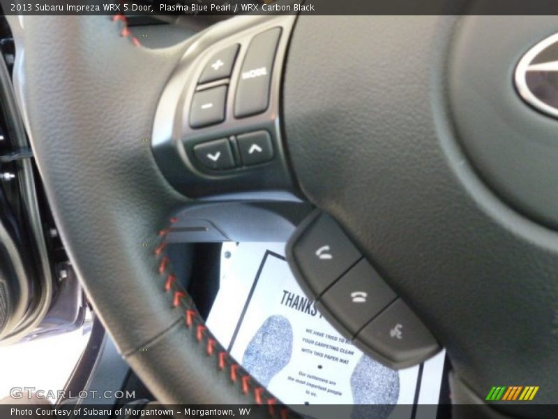 Controls of 2013 Impreza WRX 5 Door