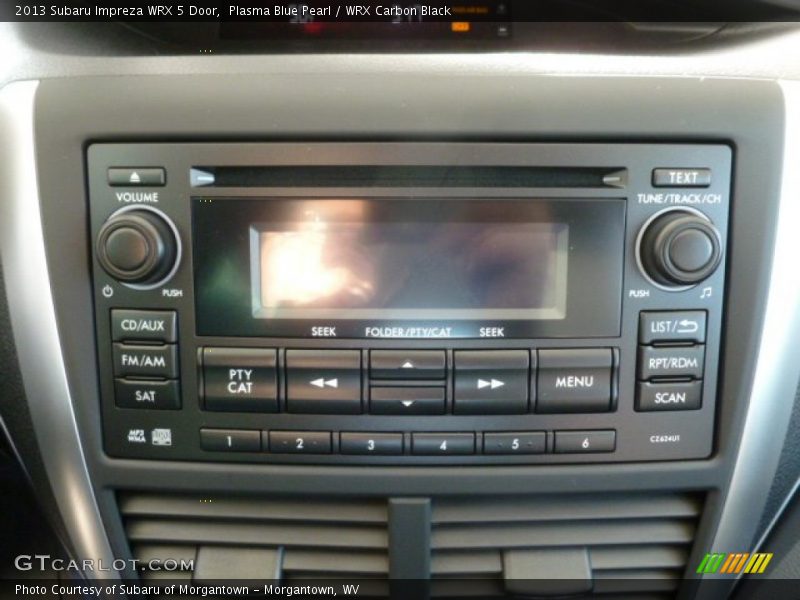 Controls of 2013 Impreza WRX 5 Door