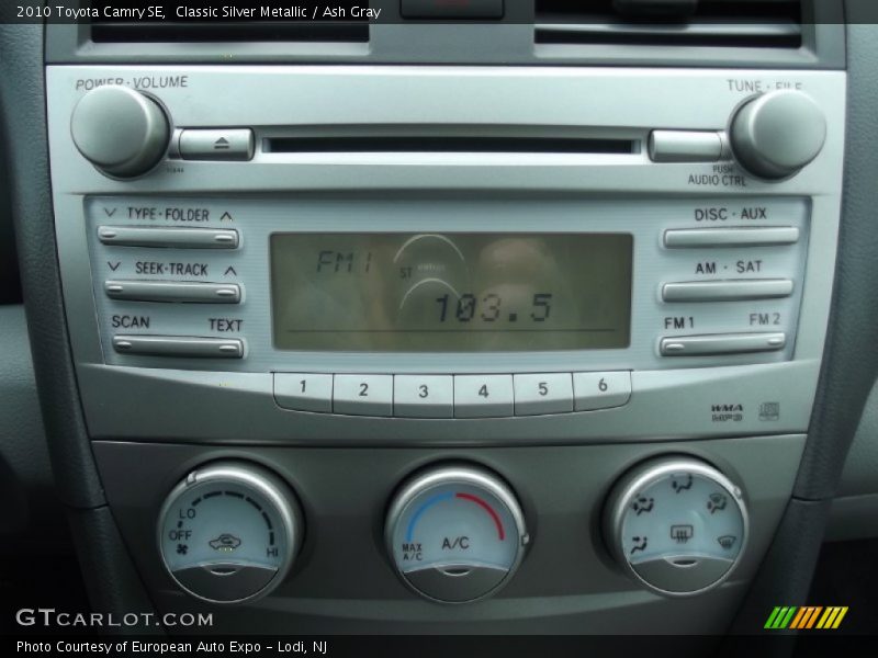 Classic Silver Metallic / Ash Gray 2010 Toyota Camry SE