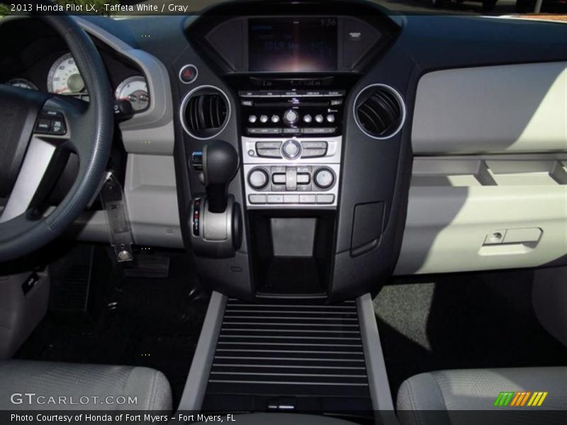 Taffeta White / Gray 2013 Honda Pilot LX