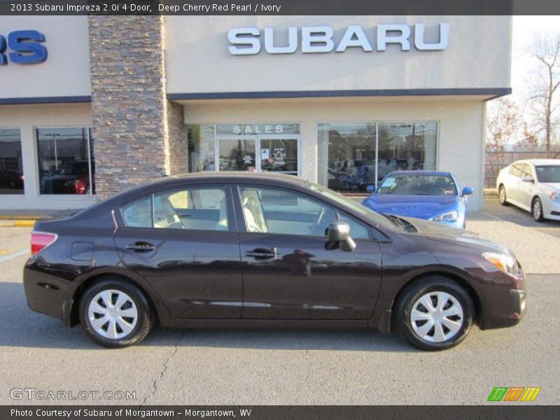 Deep Cherry Red Pearl / Ivory 2013 Subaru Impreza 2.0i 4 Door