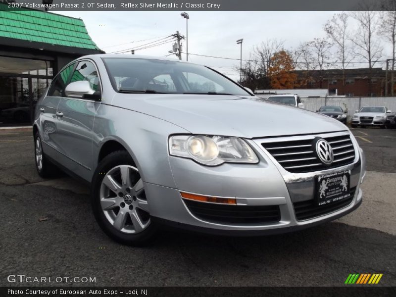 Reflex Silver Metallic / Classic Grey 2007 Volkswagen Passat 2.0T Sedan