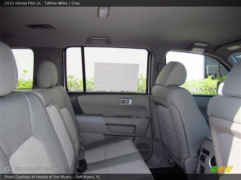 Taffeta White / Gray 2013 Honda Pilot LX