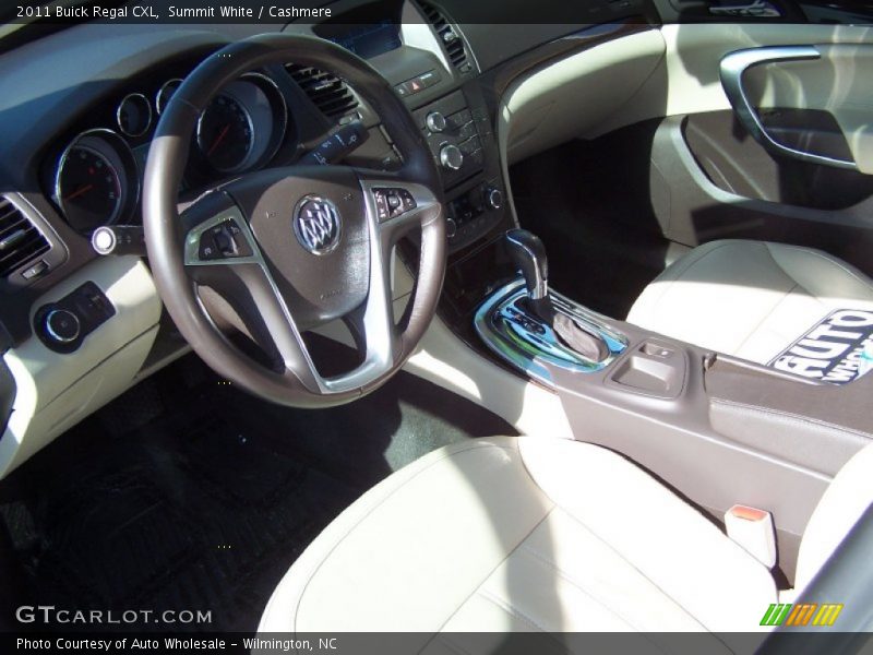 Summit White / Cashmere 2011 Buick Regal CXL