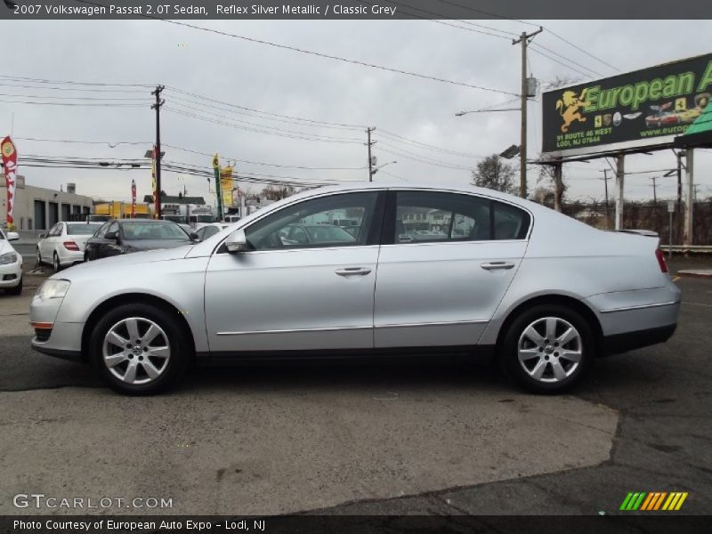 Reflex Silver Metallic / Classic Grey 2007 Volkswagen Passat 2.0T Sedan