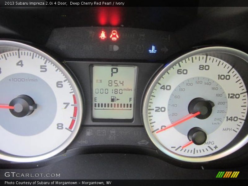  2013 Impreza 2.0i 4 Door 2.0i 4 Door Gauges