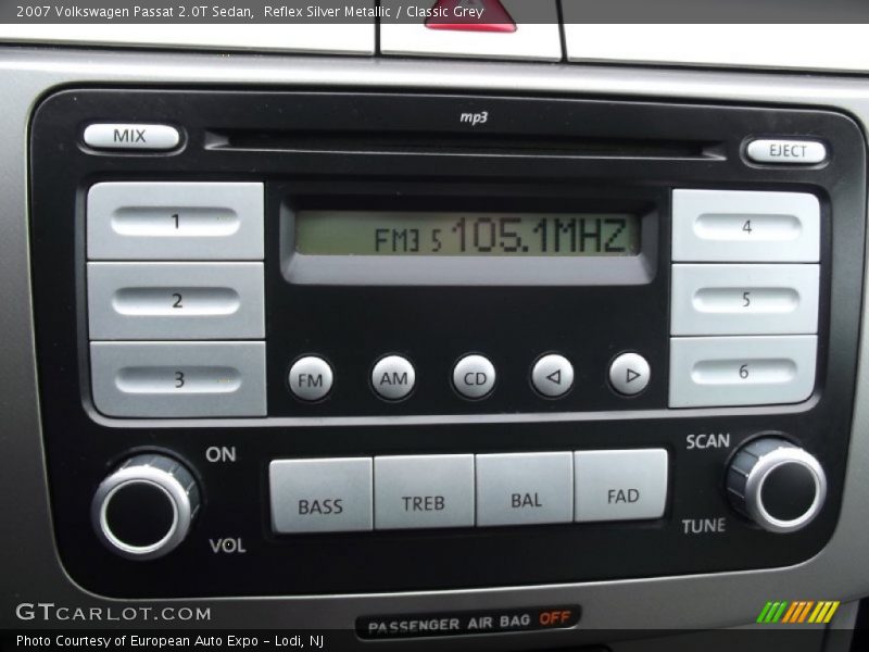 Reflex Silver Metallic / Classic Grey 2007 Volkswagen Passat 2.0T Sedan