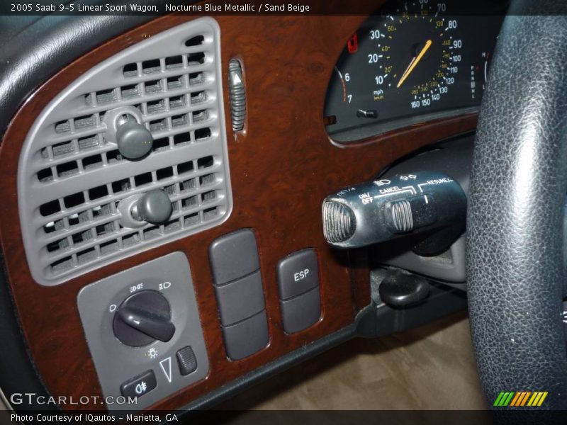Nocturne Blue Metallic / Sand Beige 2005 Saab 9-5 Linear Sport Wagon