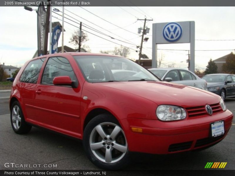 Tornado Red / Black 2005 Volkswagen GTI 1.8T