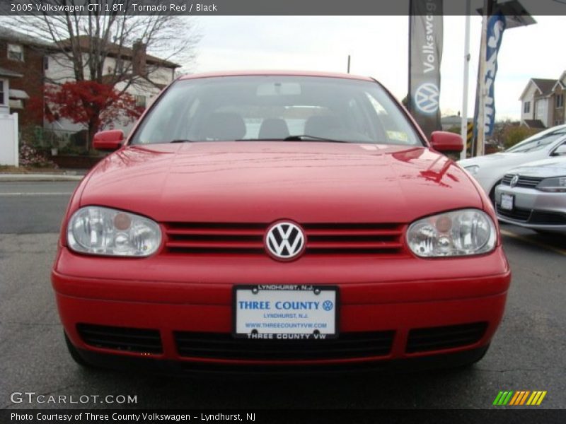 Tornado Red / Black 2005 Volkswagen GTI 1.8T