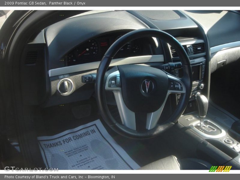 Panther Black / Onyx 2009 Pontiac G8 Sedan