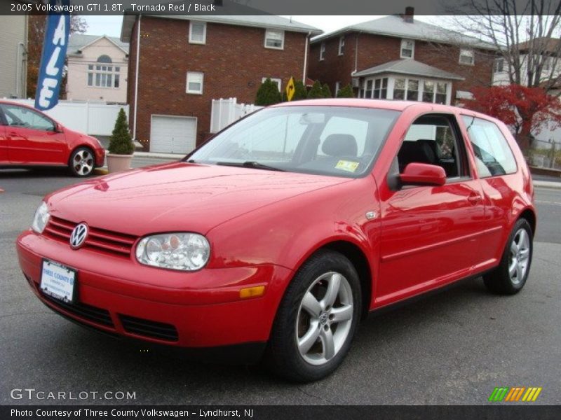 Tornado Red / Black 2005 Volkswagen GTI 1.8T