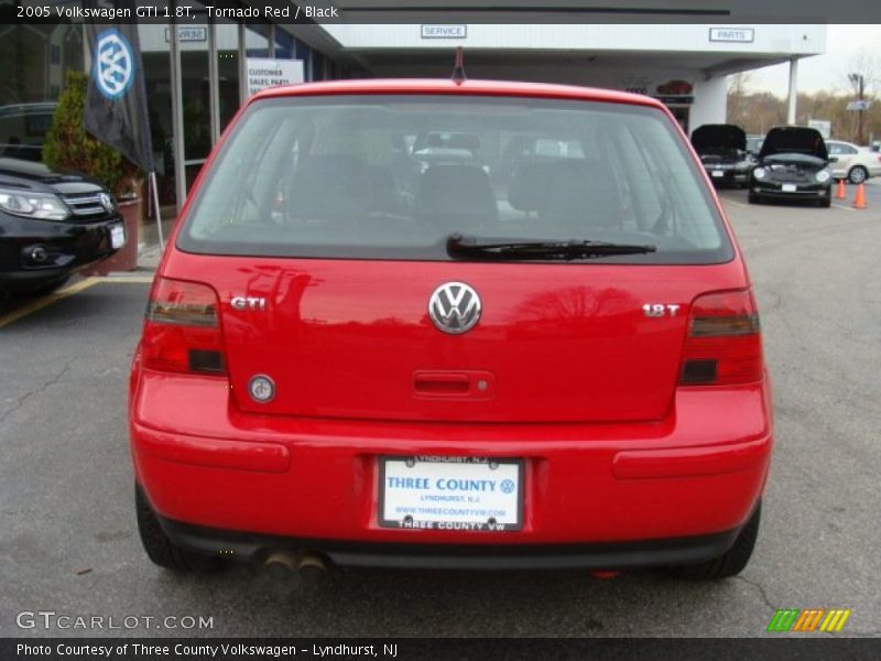 Tornado Red / Black 2005 Volkswagen GTI 1.8T