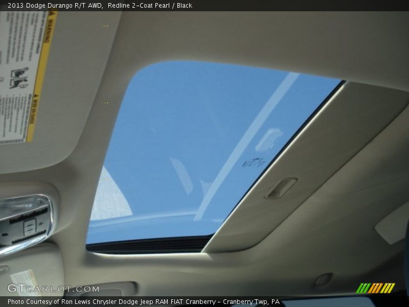 Sunroof of 2013 Durango R/T AWD
