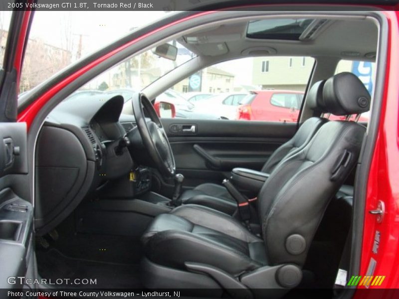 Tornado Red / Black 2005 Volkswagen GTI 1.8T