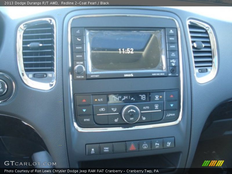 Controls of 2013 Durango R/T AWD