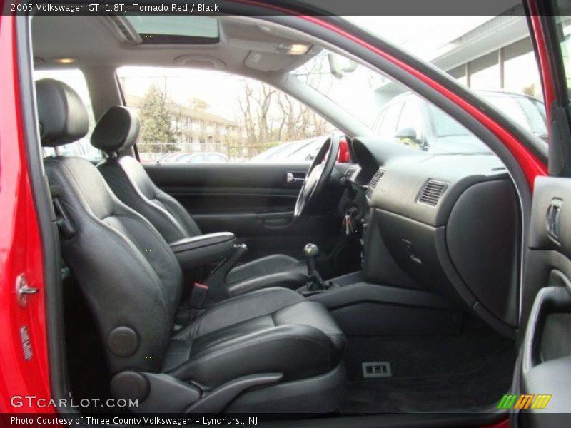 Tornado Red / Black 2005 Volkswagen GTI 1.8T