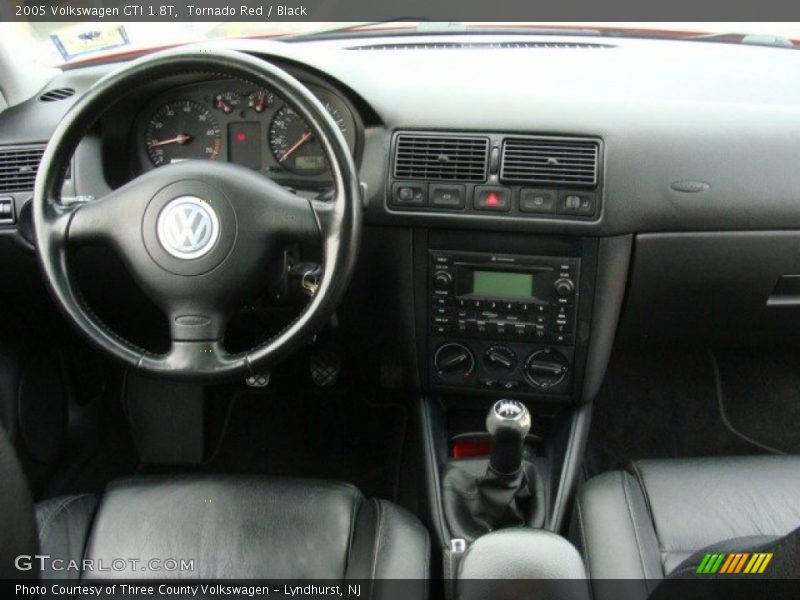 Tornado Red / Black 2005 Volkswagen GTI 1.8T