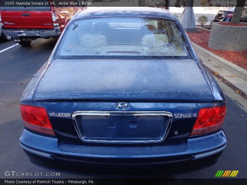 Ardor Blue / Beige 2005 Hyundai Sonata LX V6