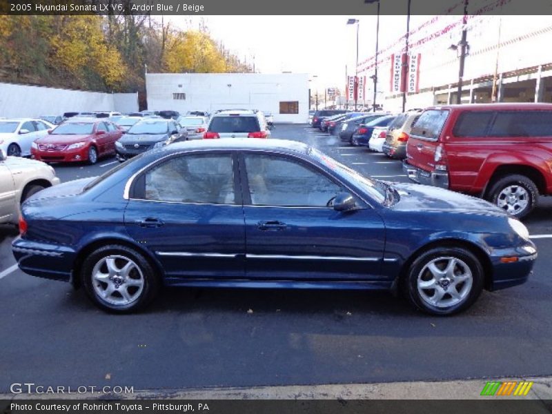 Ardor Blue / Beige 2005 Hyundai Sonata LX V6