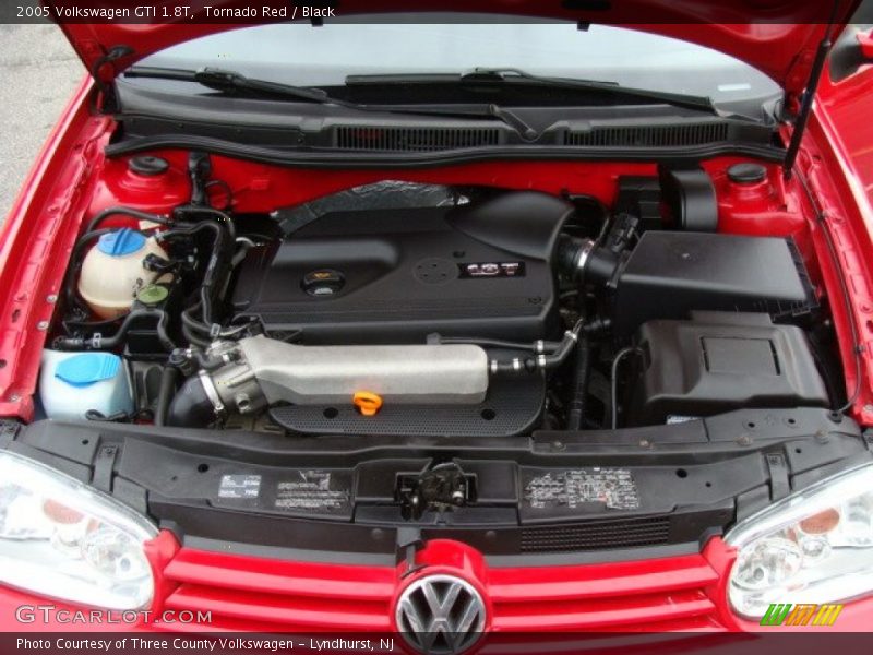 Tornado Red / Black 2005 Volkswagen GTI 1.8T
