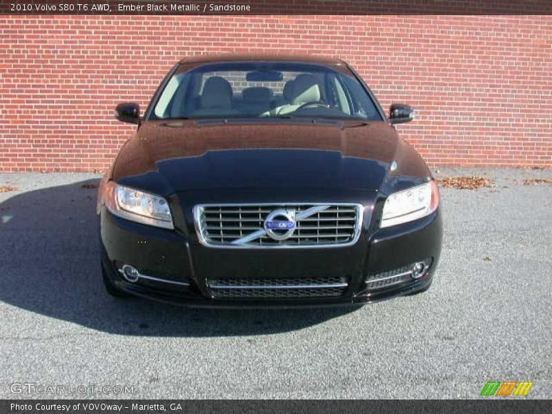 Ember Black Metallic / Sandstone 2010 Volvo S80 T6 AWD