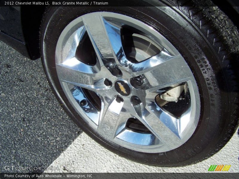 Black Granite Metallic / Titanium 2012 Chevrolet Malibu LS
