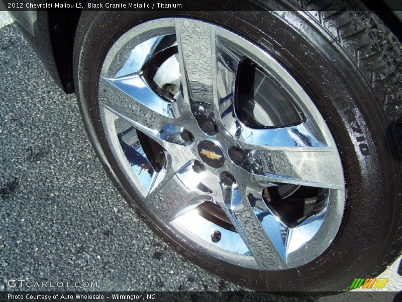 Black Granite Metallic / Titanium 2012 Chevrolet Malibu LS