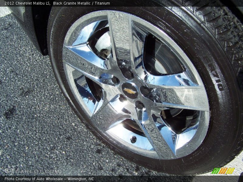 Black Granite Metallic / Titanium 2012 Chevrolet Malibu LS