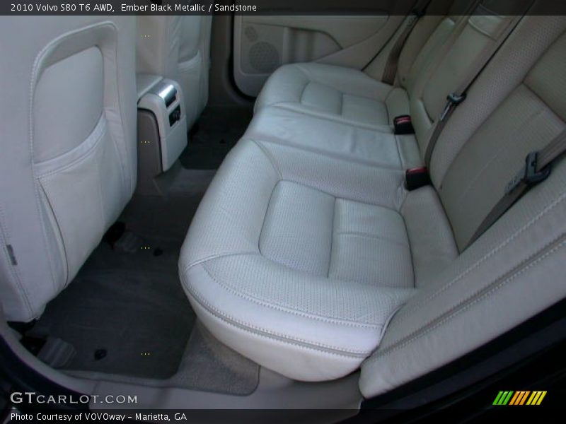 Rear Seat of 2010 S80 T6 AWD