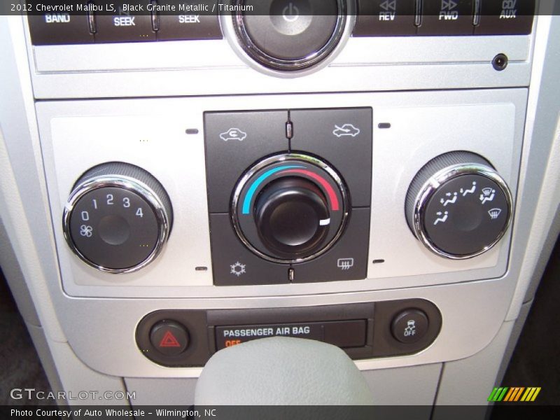 Black Granite Metallic / Titanium 2012 Chevrolet Malibu LS