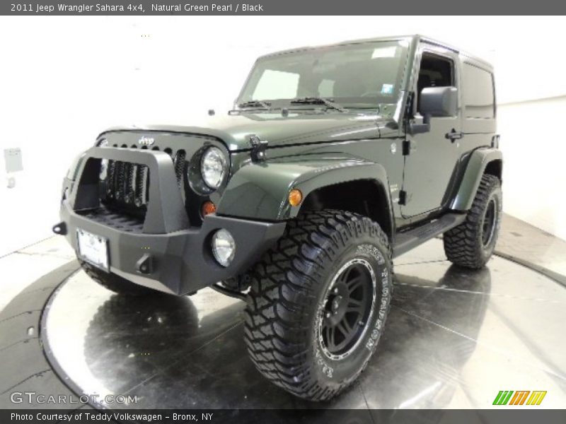 Natural Green Pearl / Black 2011 Jeep Wrangler Sahara 4x4