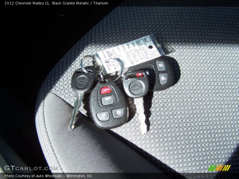 Black Granite Metallic / Titanium 2012 Chevrolet Malibu LS