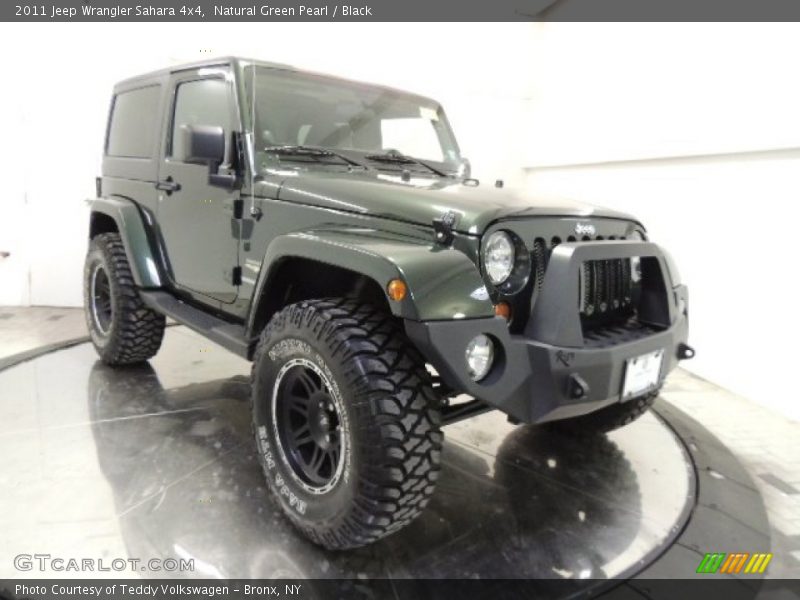 Natural Green Pearl / Black 2011 Jeep Wrangler Sahara 4x4