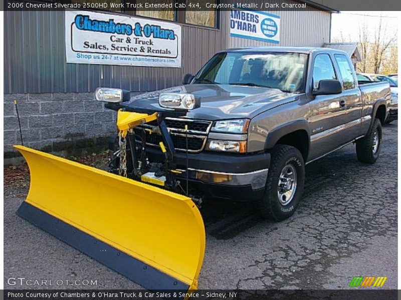 Graystone Metallic / Dark Charcoal 2006 Chevrolet Silverado 2500HD Work Truck Extended Cab 4x4