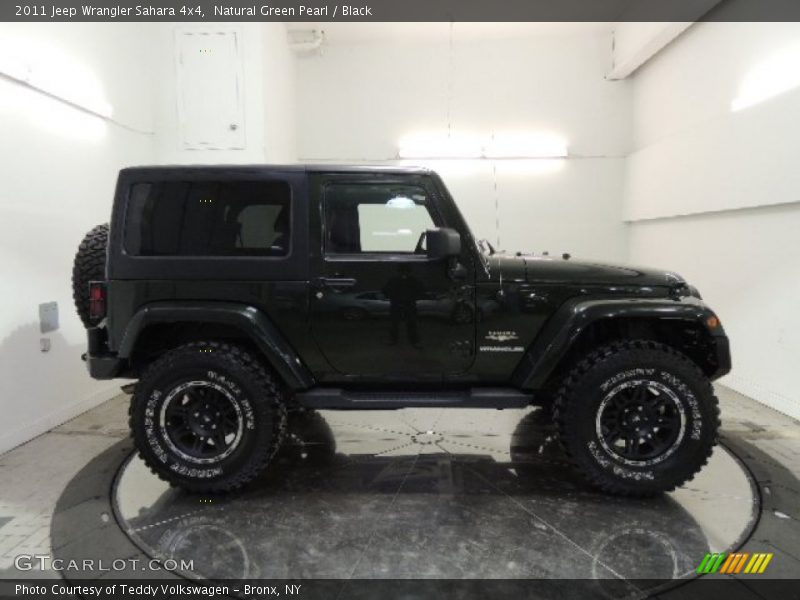 Natural Green Pearl / Black 2011 Jeep Wrangler Sahara 4x4