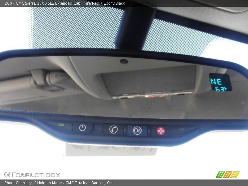 Fire Red / Ebony Black 2007 GMC Sierra 1500 SLE Extended Cab