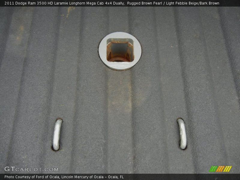 Rugged Brown Pearl / Light Pebble Beige/Bark Brown 2011 Dodge Ram 3500 HD Laramie Longhorn Mega Cab 4x4 Dually