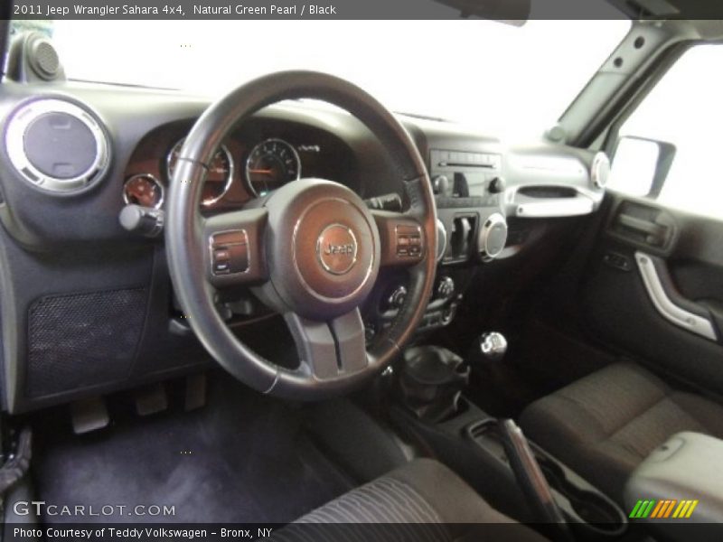 Natural Green Pearl / Black 2011 Jeep Wrangler Sahara 4x4