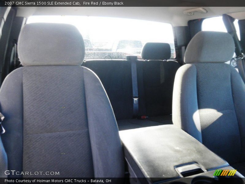 Fire Red / Ebony Black 2007 GMC Sierra 1500 SLE Extended Cab