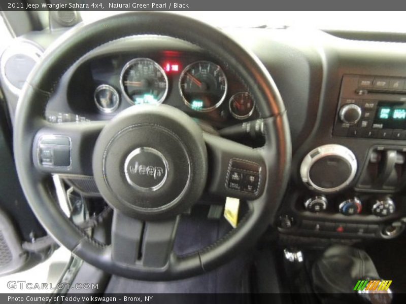 Natural Green Pearl / Black 2011 Jeep Wrangler Sahara 4x4