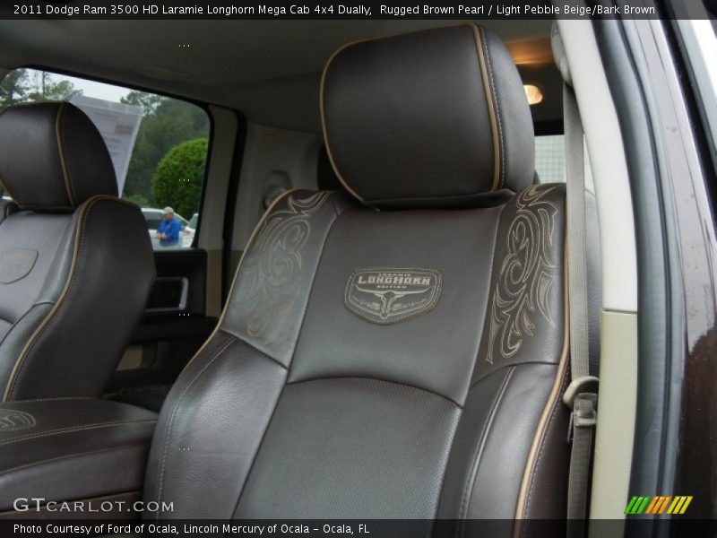 Front Seat of 2011 Ram 3500 HD Laramie Longhorn Mega Cab 4x4 Dually
