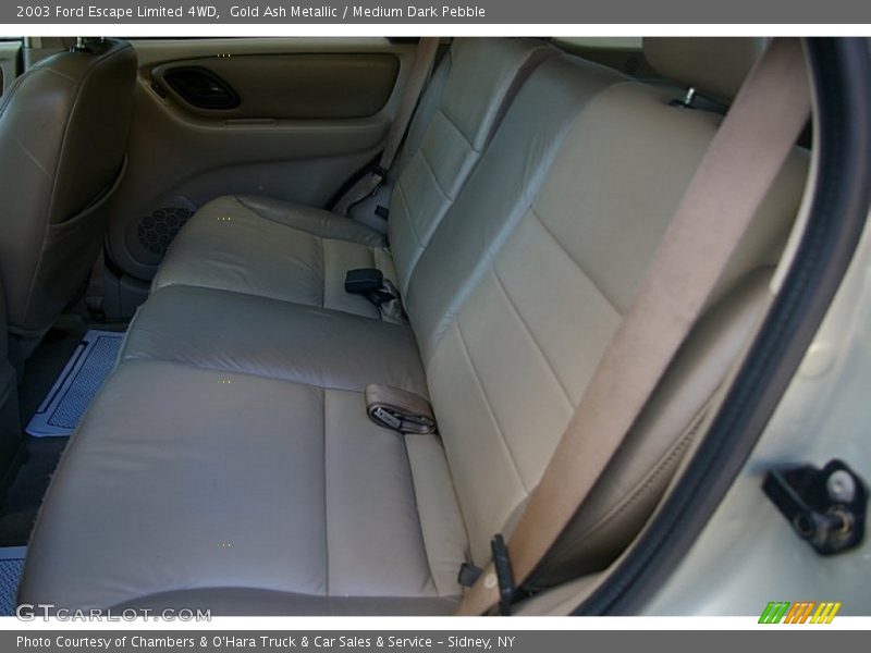 Gold Ash Metallic / Medium Dark Pebble 2003 Ford Escape Limited 4WD