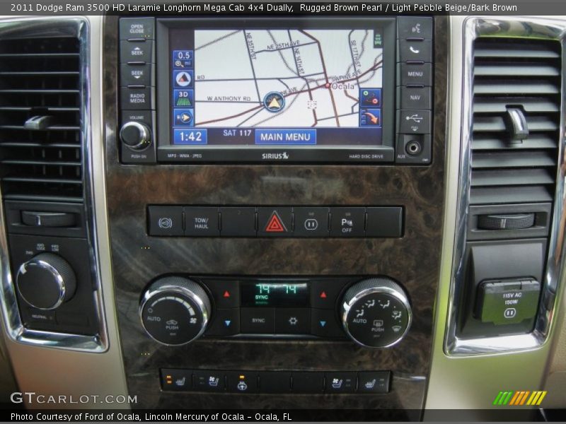 Navigation of 2011 Ram 3500 HD Laramie Longhorn Mega Cab 4x4 Dually